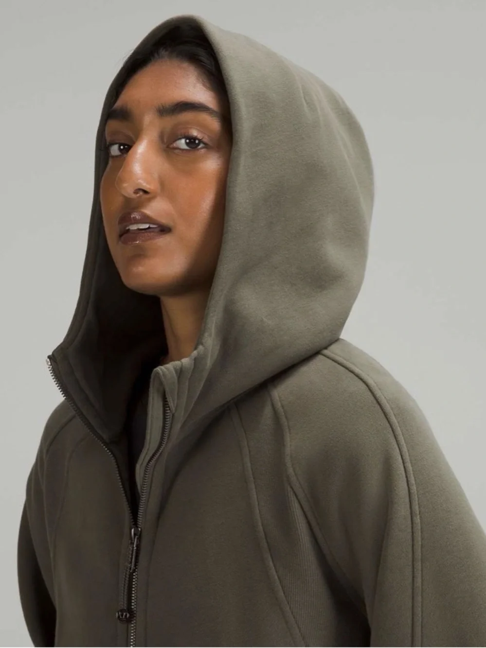 Lululemon Scuba Full Zip Army Green XS/S